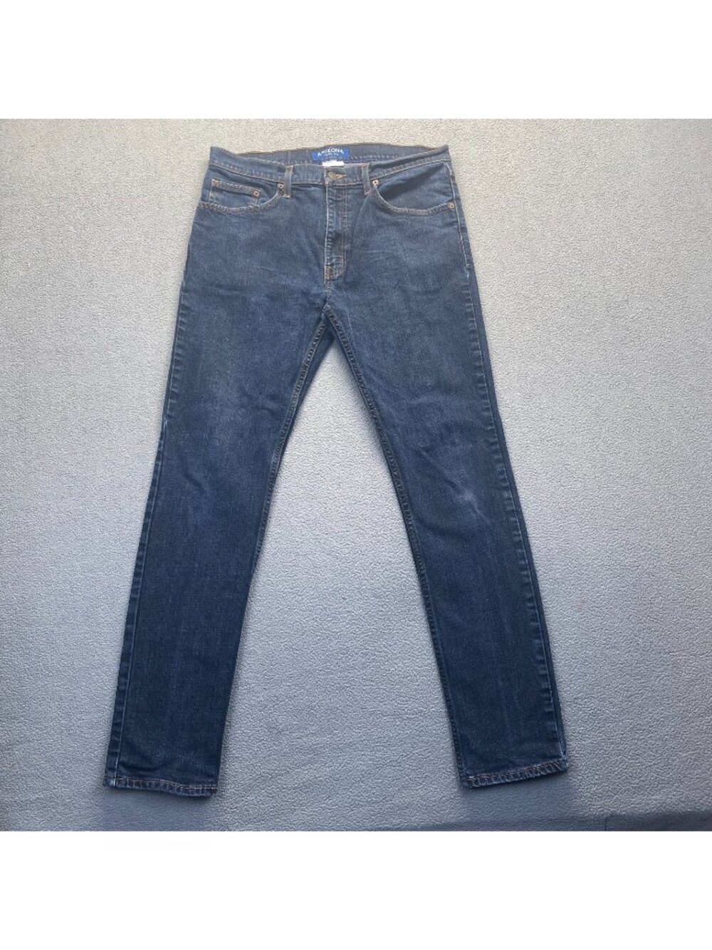 Arizona Jean Company Men's Size 36x34 flex skinny Dark Wash Blue Jeans